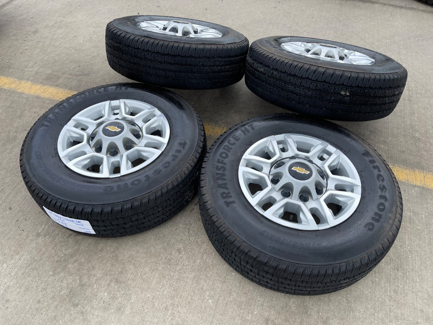 17" Chevy Silverado GMC Sierra 2500 OEM 5948 wheels rims 2025 2026 FIRESTONE NEW