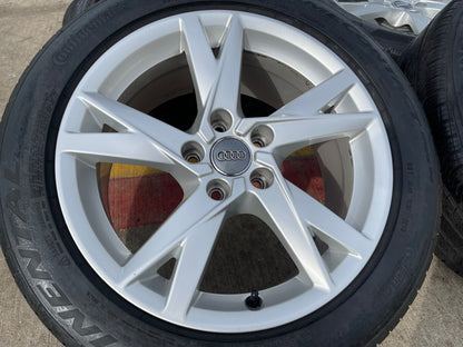17" Audi A4 OEM 5829 wheels rims A3 A5 A6 tires 2020 2021 2022 2023 2024 2025