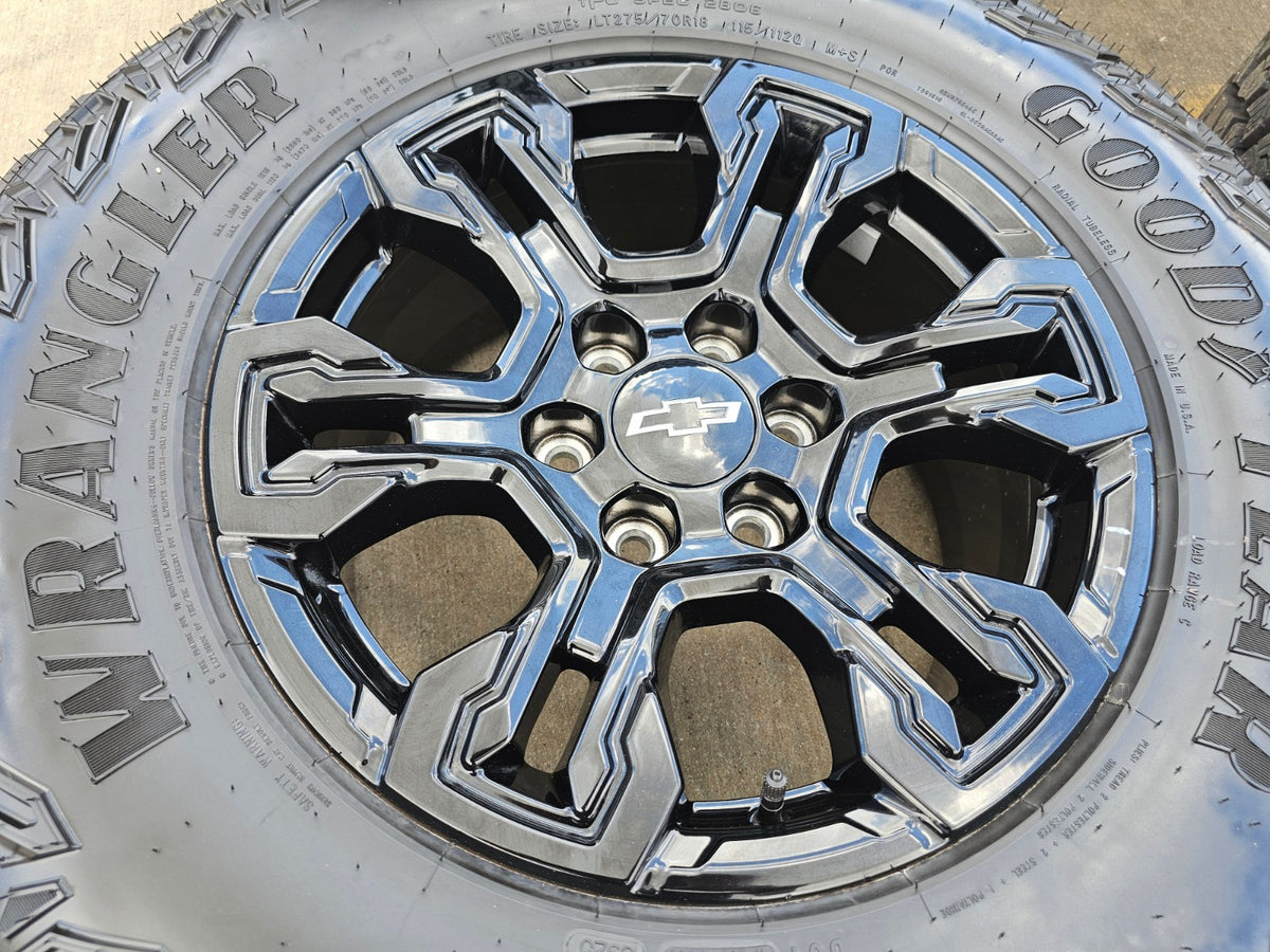 NEW 18" Chevy Silverado ZR2 Tahoe TRAIL BOSS Sierra OEM 95415 wheels rims NEW