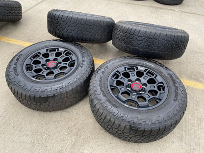 18" Toyota Tundra TRD BBS FORGED OEM black 95458 wheels rims Sequoia FALKEN NEW