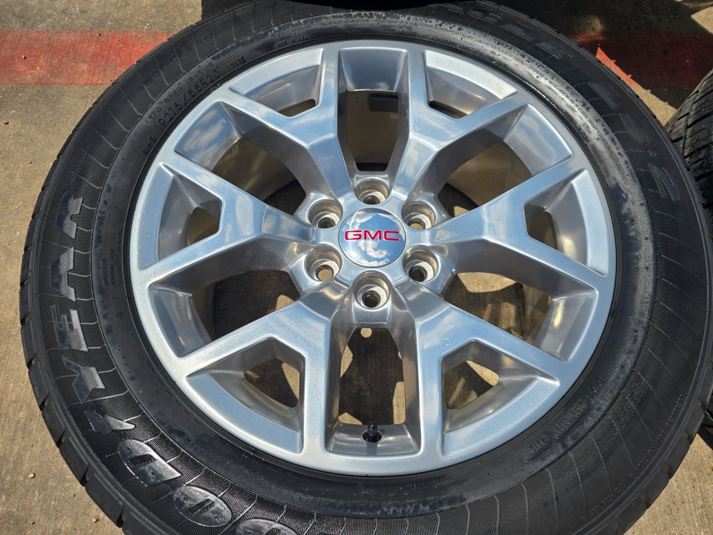 20" GMC Sierra DENALI Chevy Silverado OEM 5698 wheels rims tires GOODYEAR