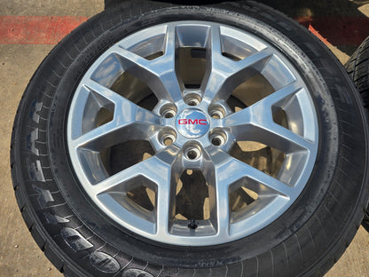20" GMC Sierra DENALI Chevy Silverado OEM 5698 wheels rims tires GOODYEAR