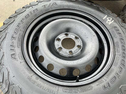 (4) 18" INEOS Grenadier OEM wheels rims STEEL 2024 2025 2026 2027 NEW BFG KO2