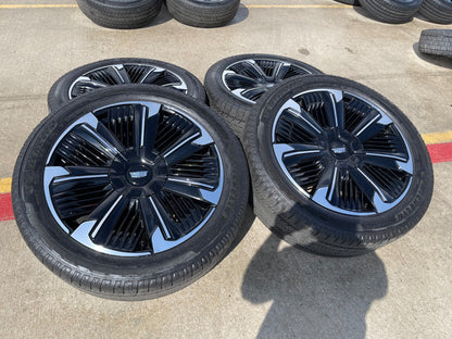24" Cadillac Escalade IQ EV OEM 4893 wheels rims Hummer 2025 2026 2027 SET