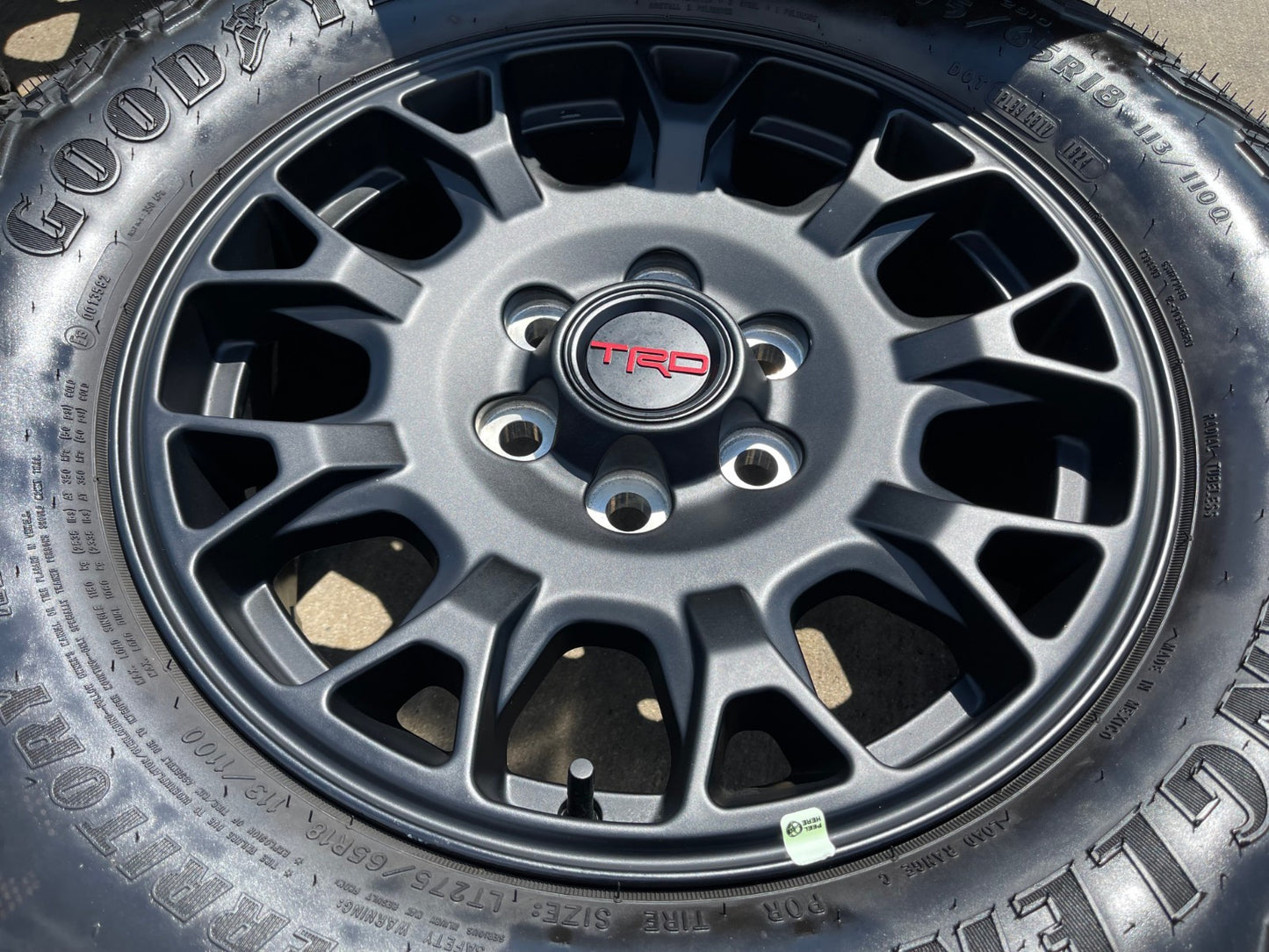 18" Toyota Tacoma 4Runner TRD Pro OEM 95973 wheels rims 2024 2025 2026