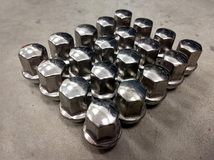 (20) 14x1.5 OEM Dodge RAM 1500 Charger Challenger SRT lug nuts polished SET