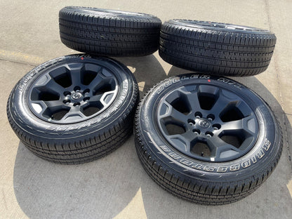 20" Dodge Ram 1500 OEM Laramie Black 2680 wheels rims tires 2024 2025 2026 NEW