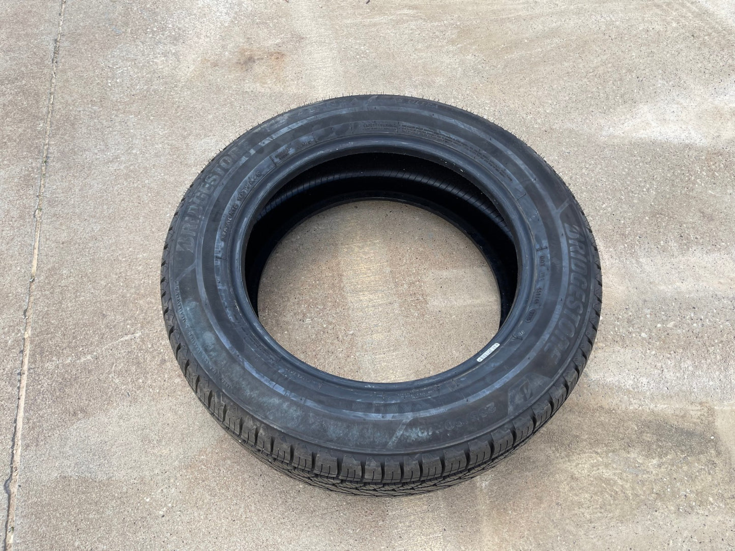 (1) 235/60/18 Bridgestone Alenza A/S Ultra tire single 107W M+S 235/60r18 NEW