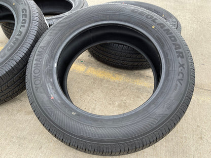 (4) 265/60/20 Yokohama Geolander X-CV tires NEW Sierra Tundra Silverado