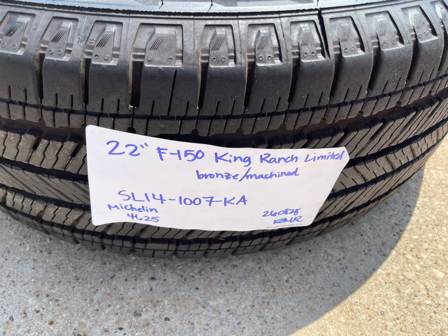 22" Ford F-150 OEM KING RANCH LIMITED rims wheels Expedition MICHELIN 2026 SET