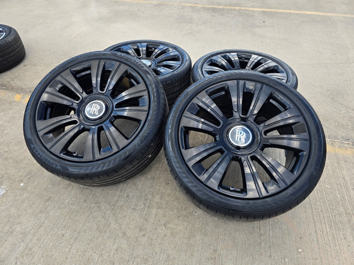 21" Rolls Royce Wraith Ghost Dawn SHADOW OEM black wheels rims 5x120 tires