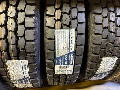 (1) 225/70/19.5 Advanta AV750DT 225/70R19.5 128N 14 Ply LR G tire NEW