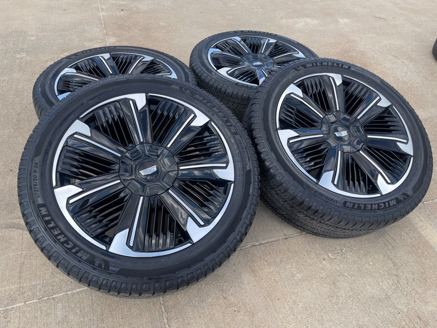 24" Cadillac Escalade IQ EV OEM 4893 wheels rims Hummer 2025 2026 2027 SET NEW