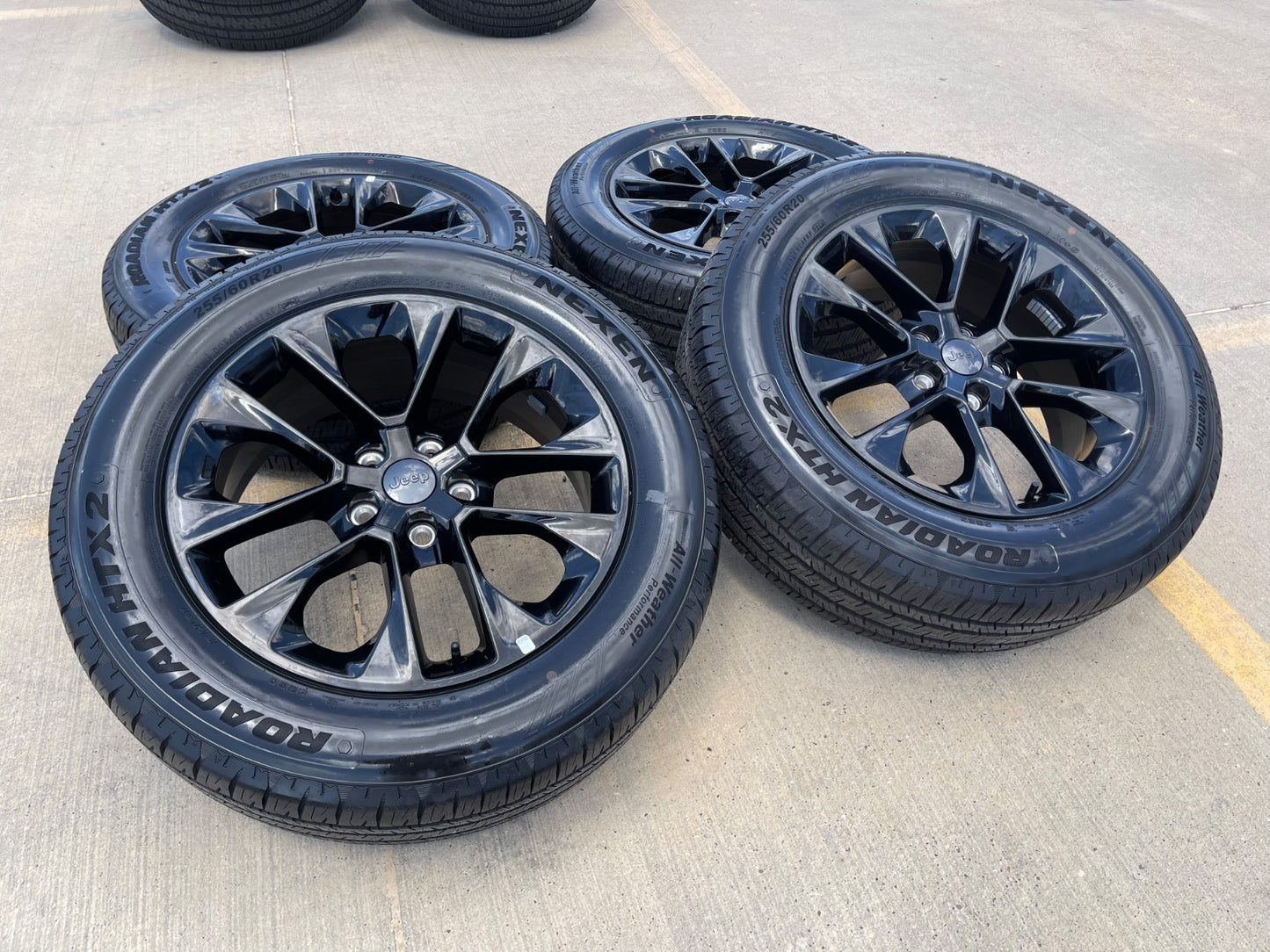 (5) 20" Jeep Wrangler HIGH ALTITUDE 9262 96902 OEM wheels rims Gladiator NEW