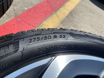 22" Lincoln Navigator OEM 94225 rims wheels BLACK LABEL SET 2026 MICHELIN NEW