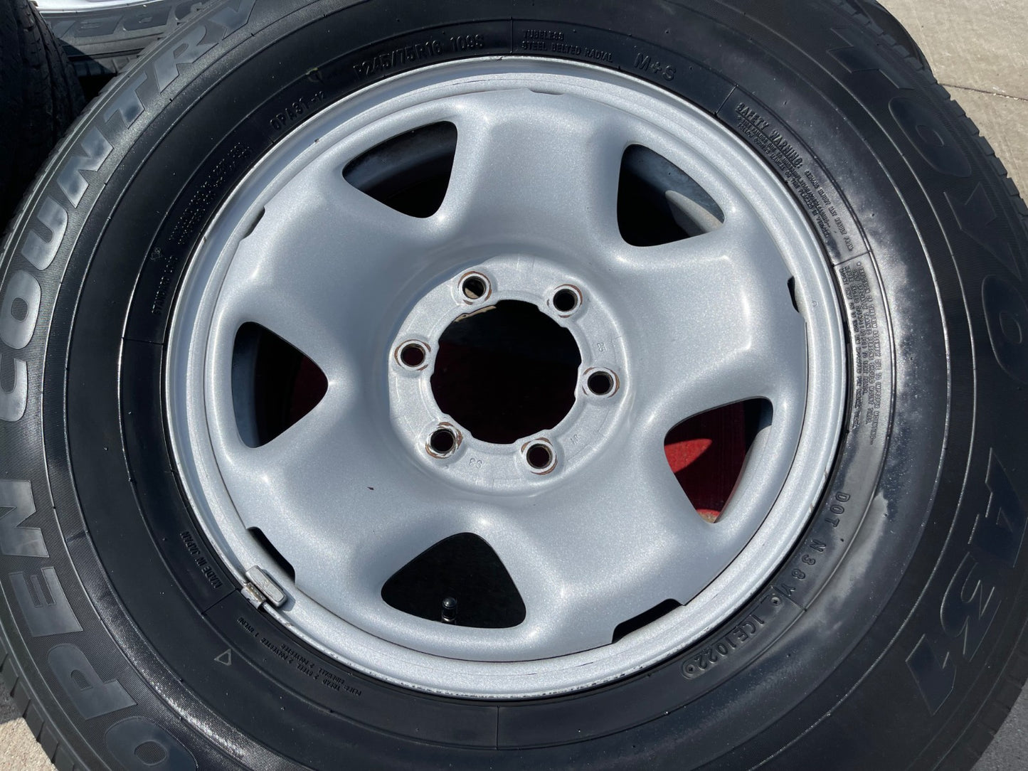 16" Toyota Tacoma wheels rims tires 75192 OEM 4Runner FJ Cruiser