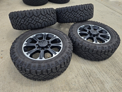 20" Dodge Ram 2500 3500 LARAMIE OEM wheels rims DURATRAC A/T SET 2025 2026 2027