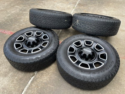 20" Ford F-250 F-350 OEM 10486 10301 Lariat Platinum wheels rims tires GOODYEAR