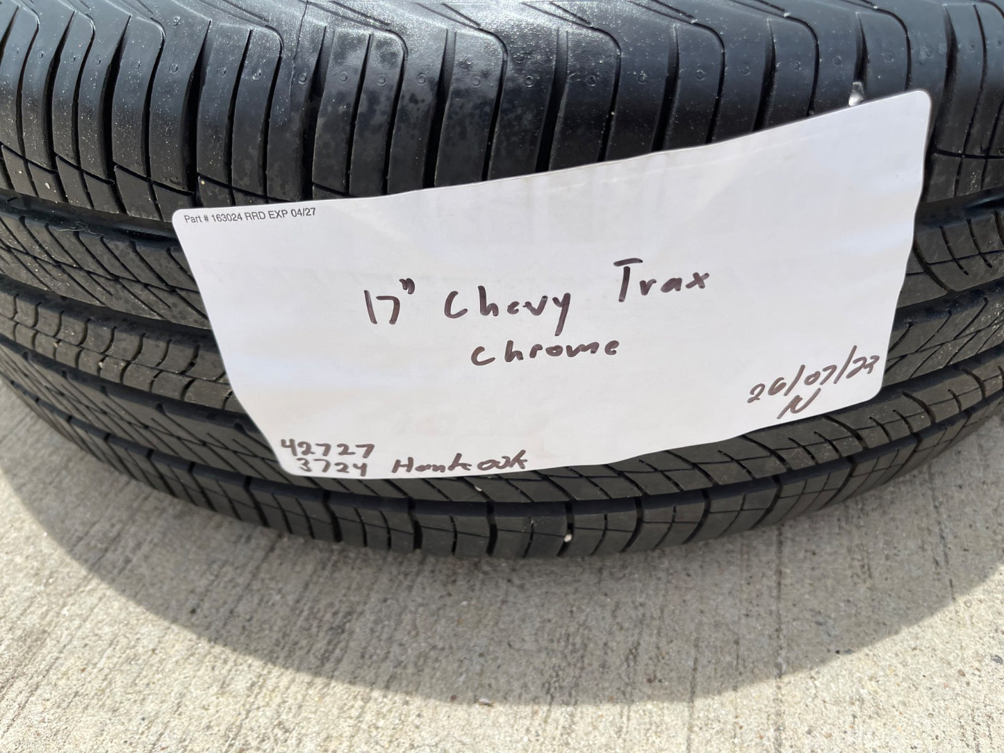 17" Chevy TRAX OEM wheels rims 14141 Terrain Trailblazer Equinox  2024 2025 2026