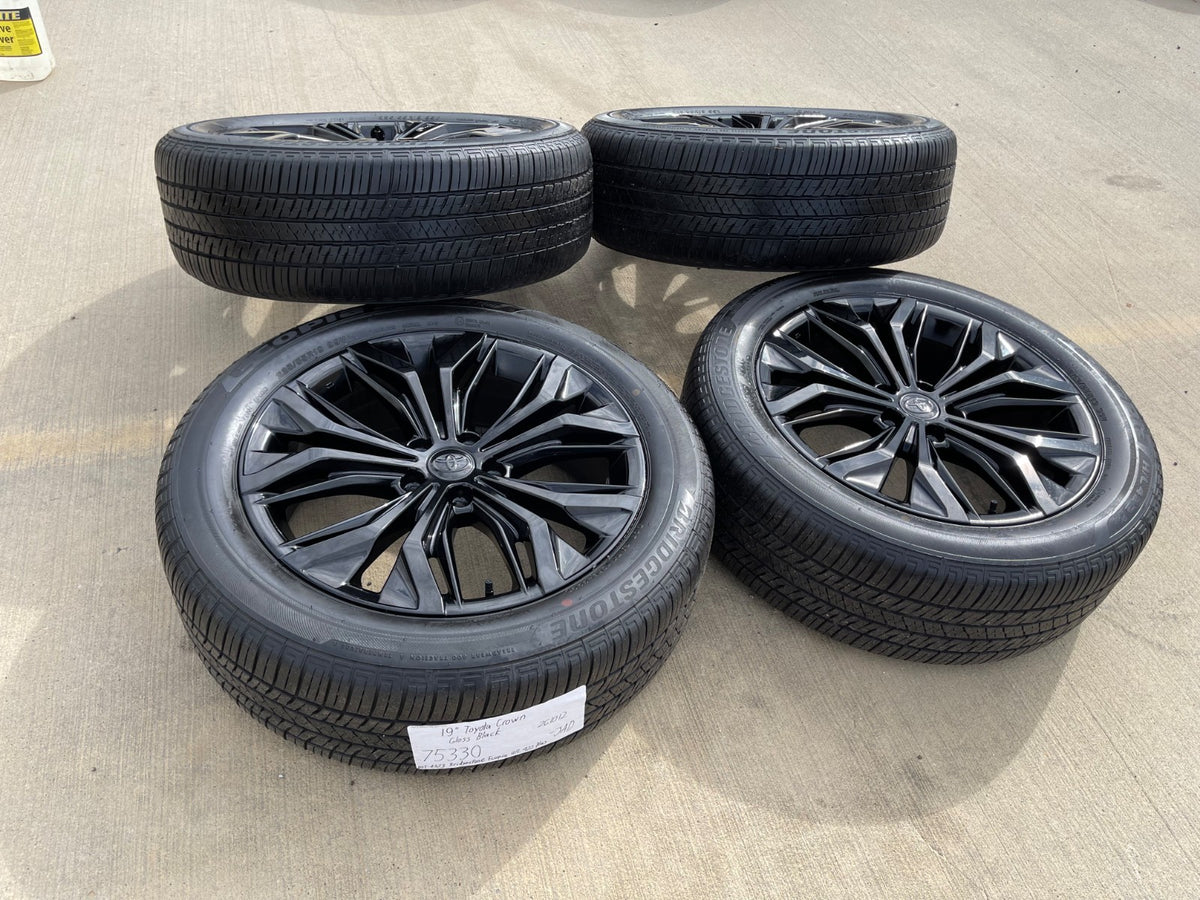 19" Toyota Crown OEM wheels rims Signia Camry Avalon Lexus BRIDGESTONE SET