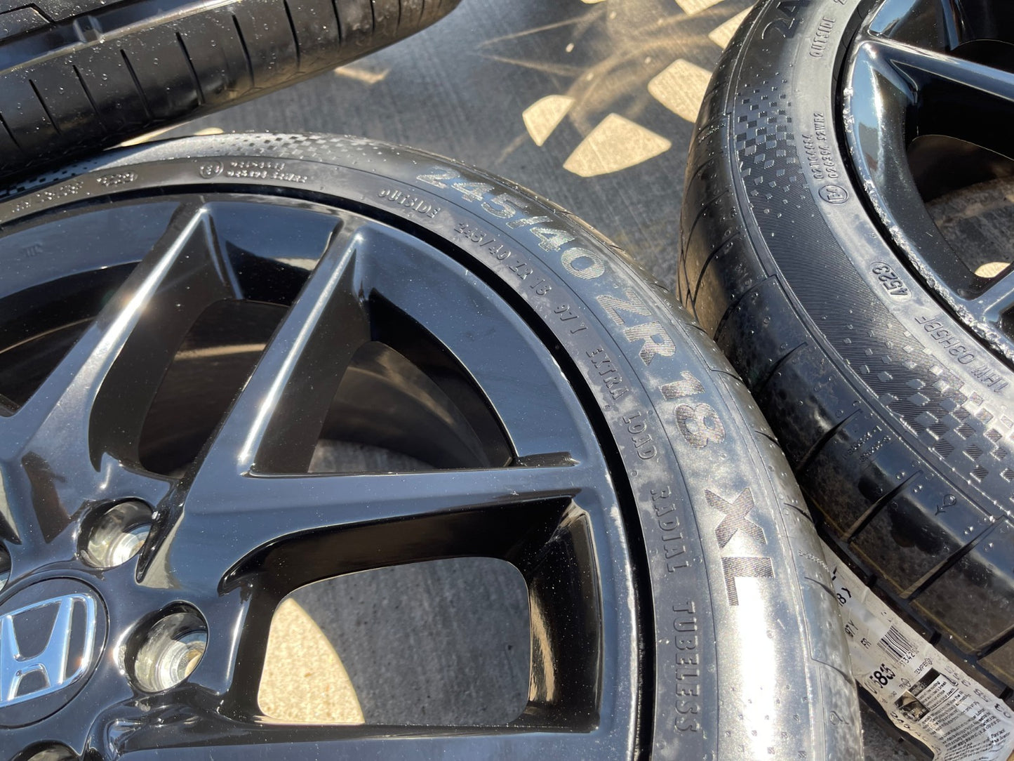 18" Honda Civic wheels rims OEM 10393 H-RV Accord tires CONTINENTAL NEW