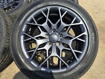 21" Jeep Grand Cherokee L OEM wheels rims 9291 Durango tires CONTINENTAL