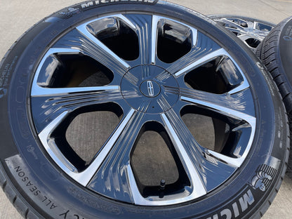 21" Lincoln Nautilus Black Label OEM 10563 rims wheels 2025 2026 NEW MICHELIN