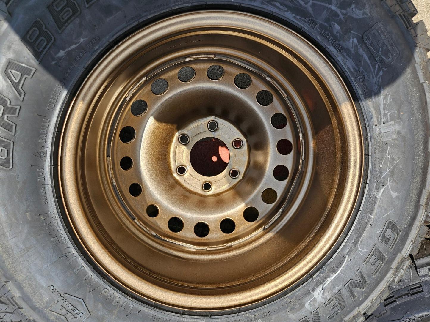 (5) 17" INEOS Grenadier OEM BRONZE wheels rims tires 2023 2024 2025 2026 NEW