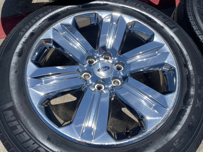 20" Ford F-150 Expedition OEM Lariat rims wheels 10171 SET tires CHROME
