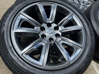 22" Chevy Silverado LTZ OEM 5696 wheels rims Tahoe Suburban