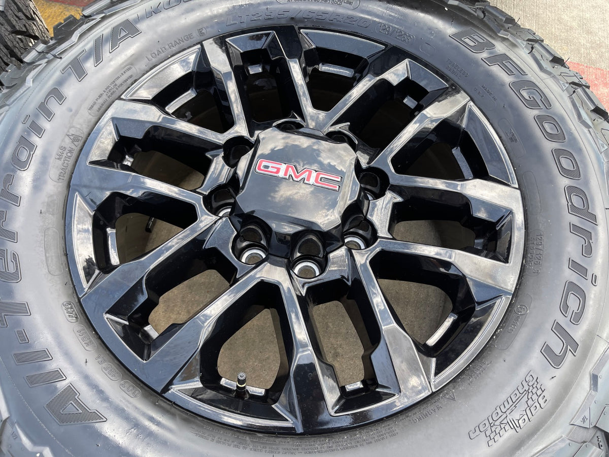 20" Chevy Silverado Trail Boss GMC AT4 2500 OEM 94030 wheels rims NEW BFG KO3 35