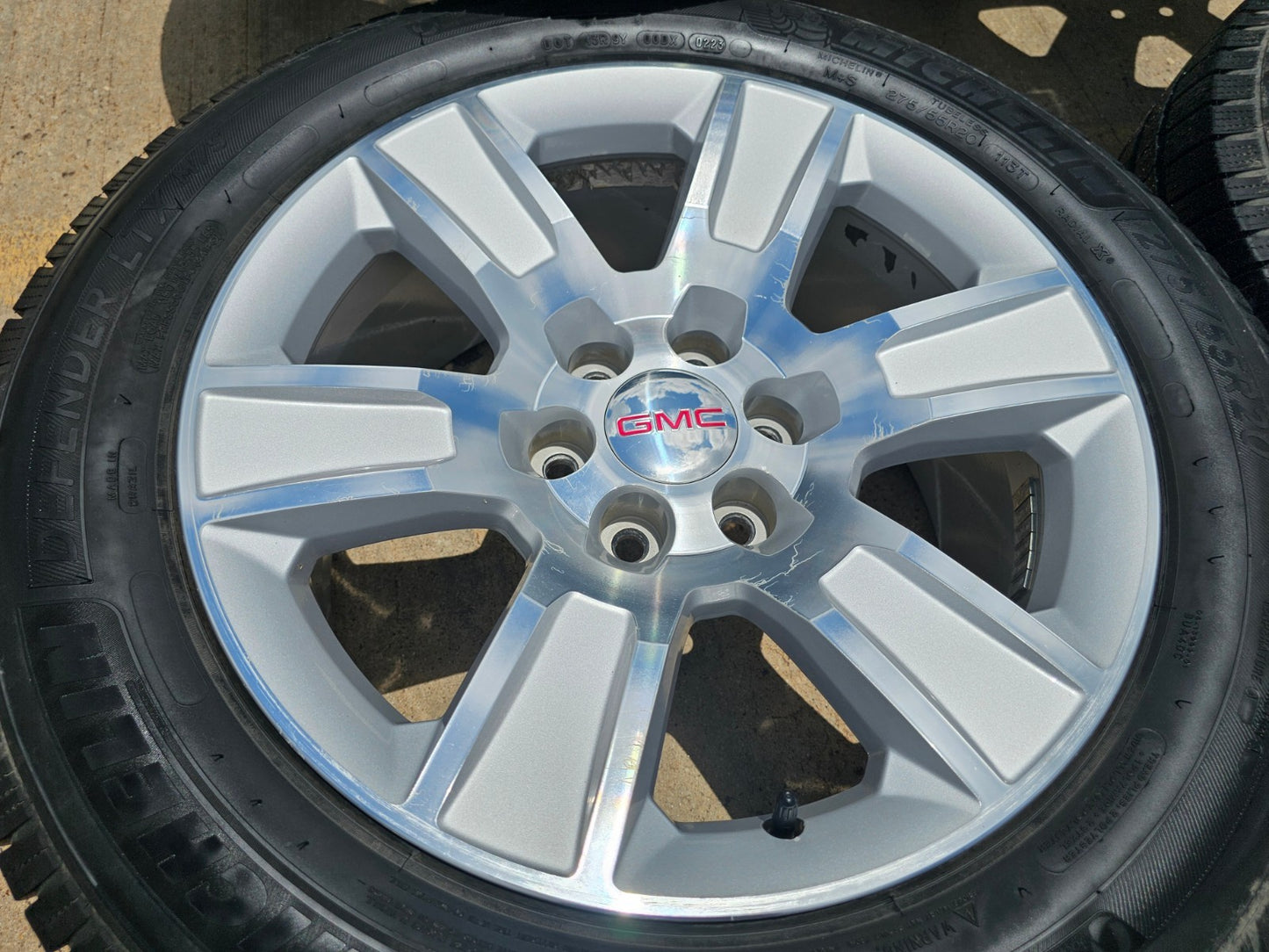 20" GMC Sierra Yukon Denali OEM 5650 wheels rims tires MICHELIN FITS 1999-2027