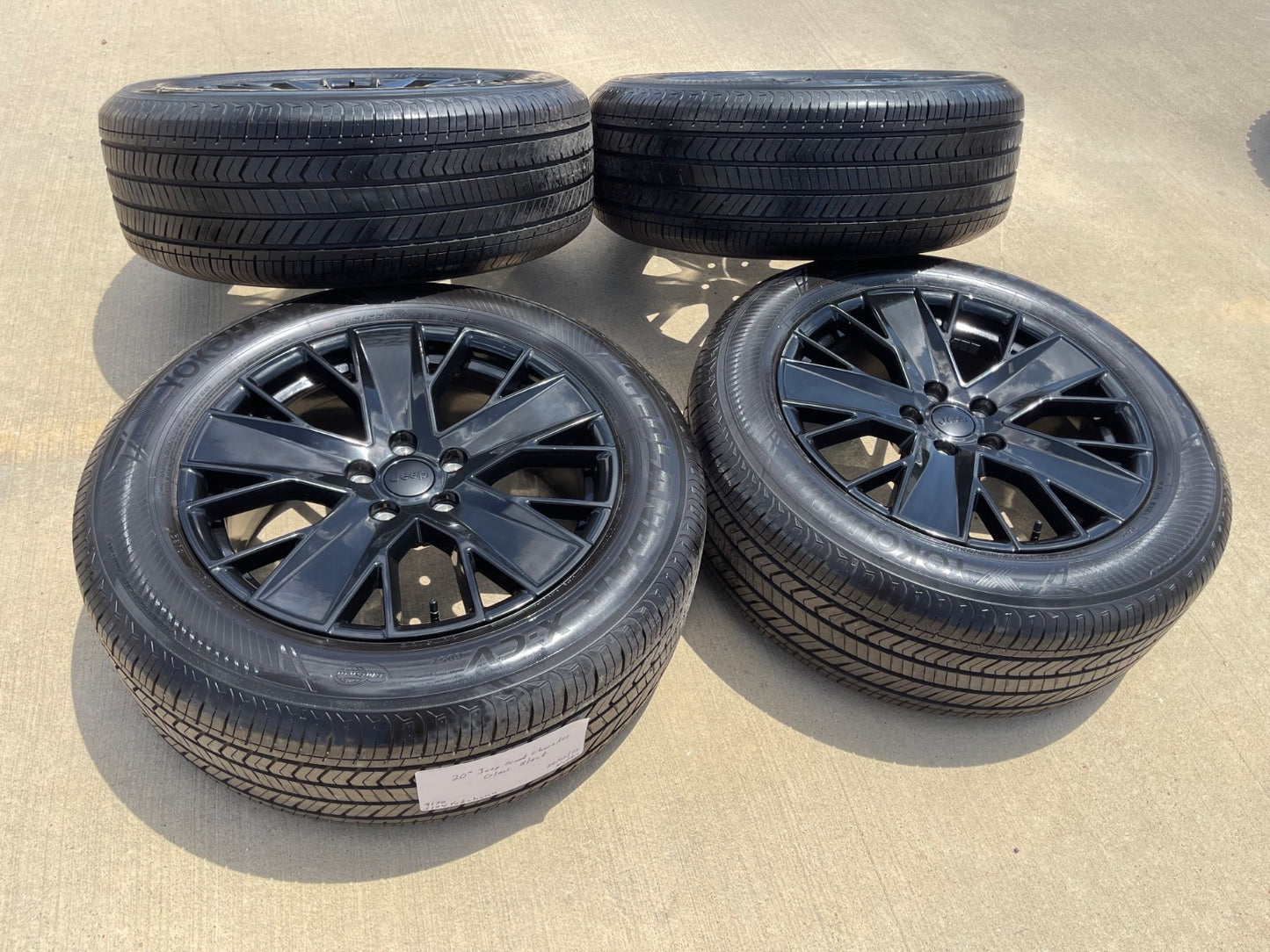 20" Jeep Grand Cherokee L OEM wheels rims Durango SET 2024 2025 2026 2027 NEW