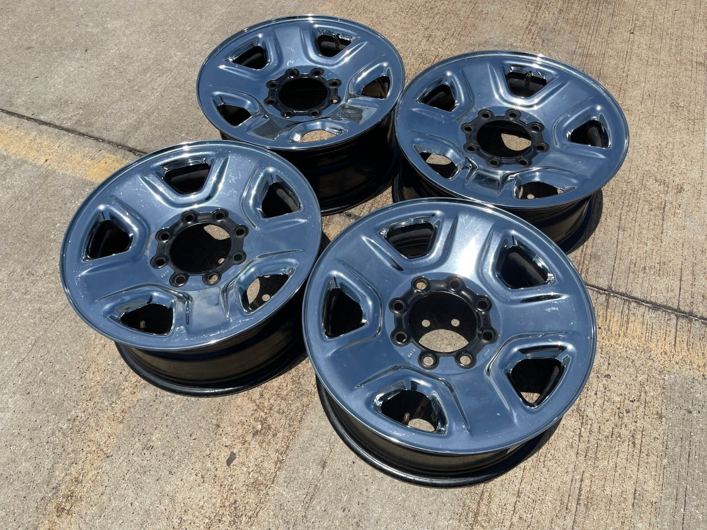 18" Dodge Ram 2500 3500 STEEL chrome OEM 2473 wheels rims 2023 2024 2025 2026