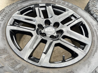 20" Chevy Silverado Tahoe Suburban ZR2 OEM wheels rims 5913 black tires