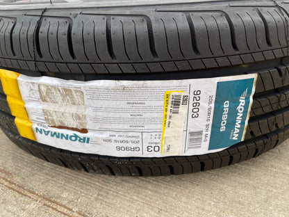 (1) 225/60/16 Ironman GR906 tire 225/60R16 98H NEW