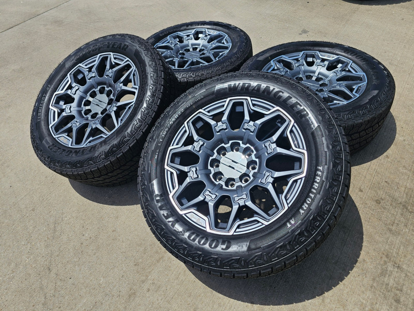 22" Hummer EV HEV 2500 OEM 8x165 14094 wheels rims 2022 2023 2024 2025 2026 NEW