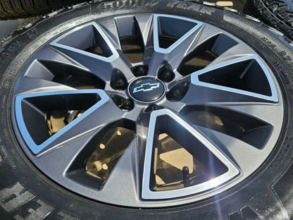 20" Chevy Tahoe Silverado OEM 5919 wheels rims GMC Yukon tires GOODYEAR