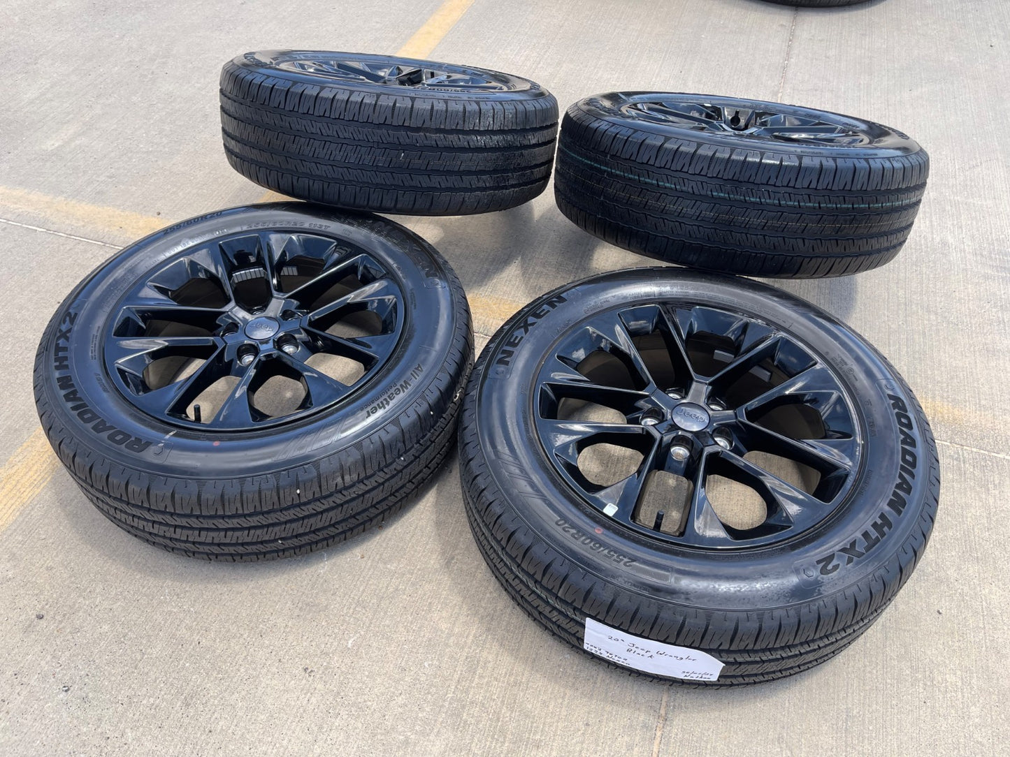 20" Jeep Wrangler HIGH ALTITUDE 9262 96902 OEM wheels rims Gladiator NEW