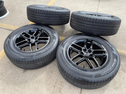 18" Ford Taurus Explorer OEM 10698 rims wheels black 2023 2024 2025 2026 HANKOOK