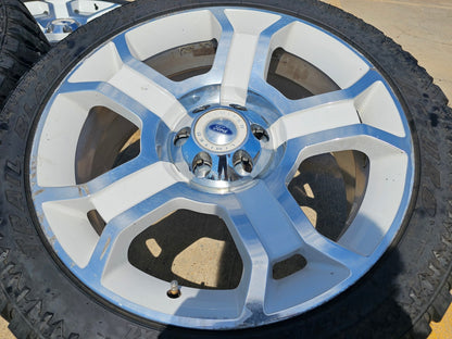 22" Ford F-150 LIMITED OEM 3750 white rims wheels Expedition SET