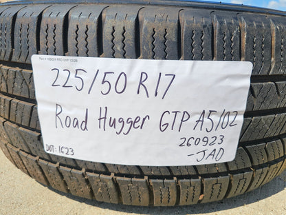 (1) 225/50/17 Road Hugger GTP AS/02 tire 225/50R17 98V XL M+S