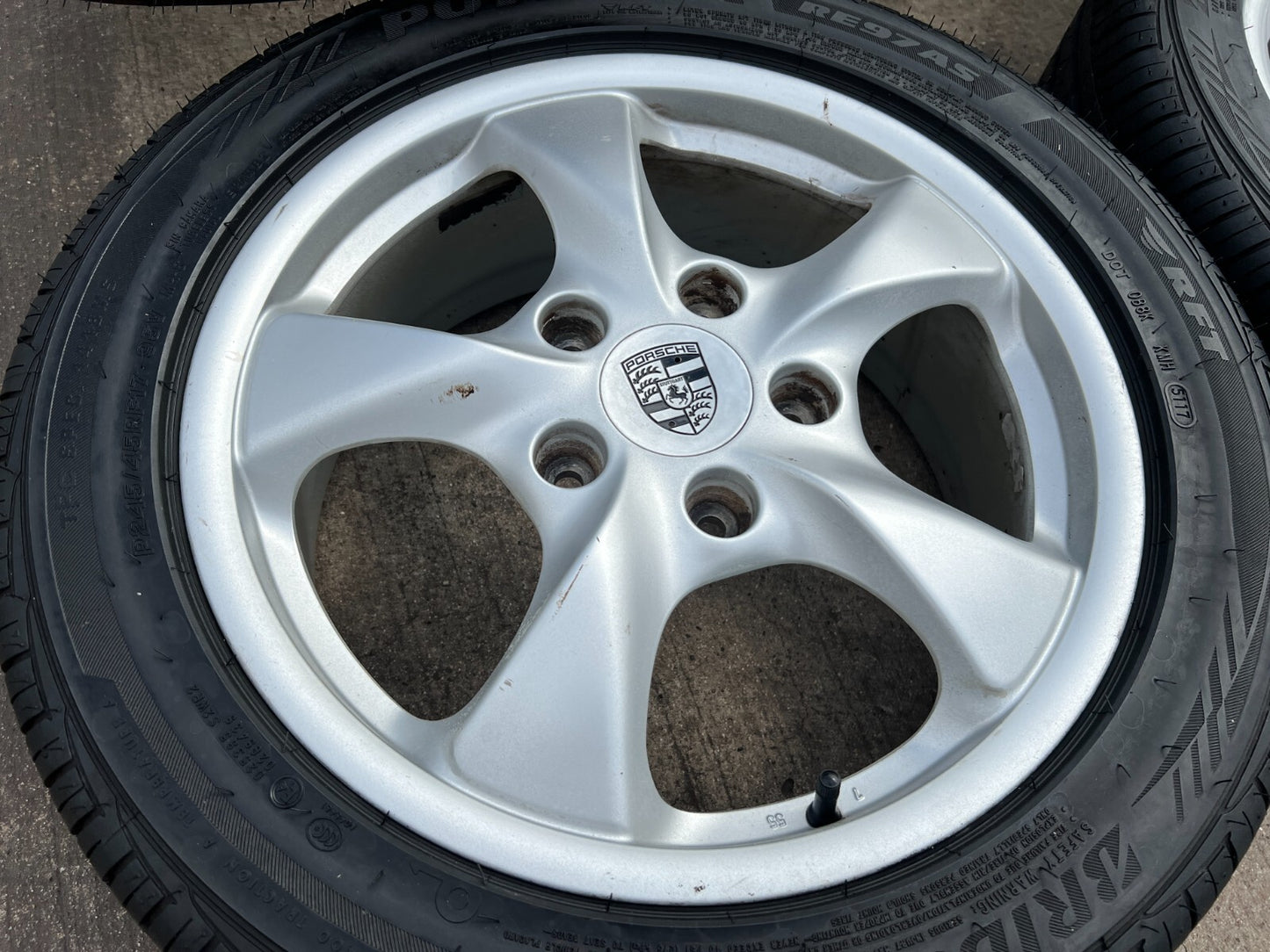 17" Porsche Boxster OEM wheels rims 67258 67259 tires DISCOUNTED