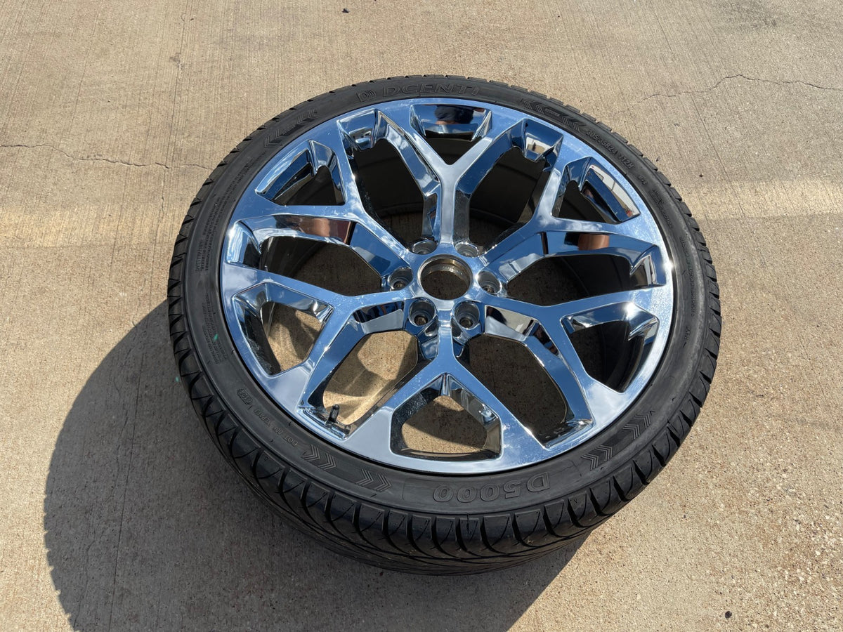 24" 24x9 GMC Yukon Chevy Tahoe 1500 OEM replica wheel rim 5668 spare single