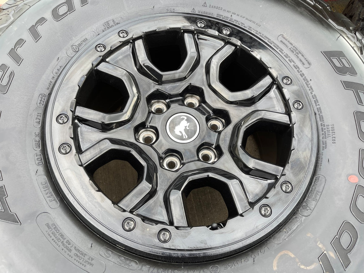 17" Ford Bronco SASQUATCH wheels rims BEADLOCK 10388 Ranger BFG KO2 A/T 37" SET