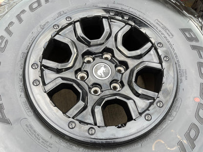17" Ford Bronco SASQUATCH wheels rims BEADLOCK 10388 Ranger BFG KO2 A/T 37" SET