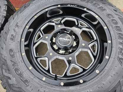 20x12 Moto Metal MO985 Chevy Dodge Ram 2500 3500 wheels rims 8x165 8x6.5 37"