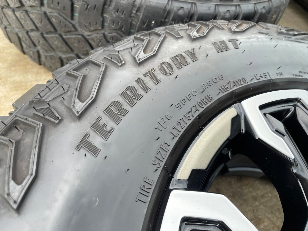 18" Chevy Silverado ZR2 Tahoe Sierra OEM 95415 SET wheels rims GOODYEAR SET