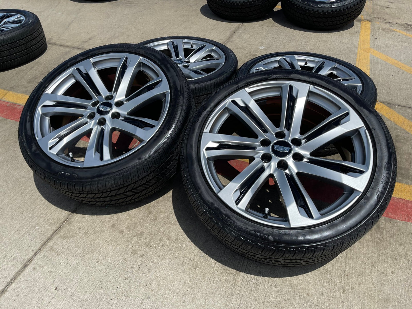 24" Cadillac Escalade V OEM wheels rims SET 84949596 2024 2025 2026 2027 NEW