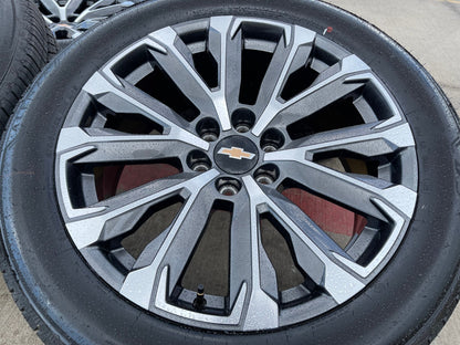 22" Chevy Tahoe Silverado Suburban OEM wheels rims 2023 2024 2025 2026 2027 NEW